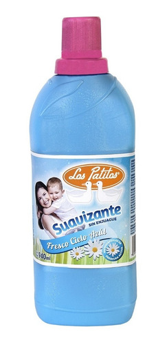 Suavizante Los Patitos Fresco Cielo Azul, Caja 12 Pzs 920 Ml