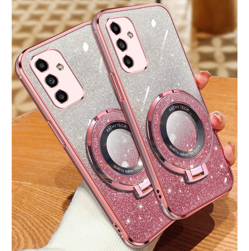 Funda Para Redmi A3 /a3x Case Brillo Brillante Niña Soporte Rosa Para Redmi A3 /a3x