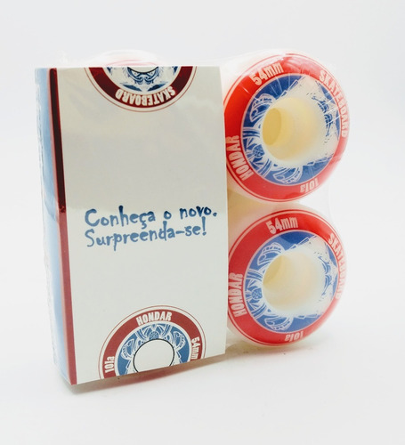 Ruedas Skate Hondar Street Wheels 54mm 101a + Envio Gratis