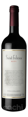 Vino Argentino Saint Felicien Malbec Catena Zapata