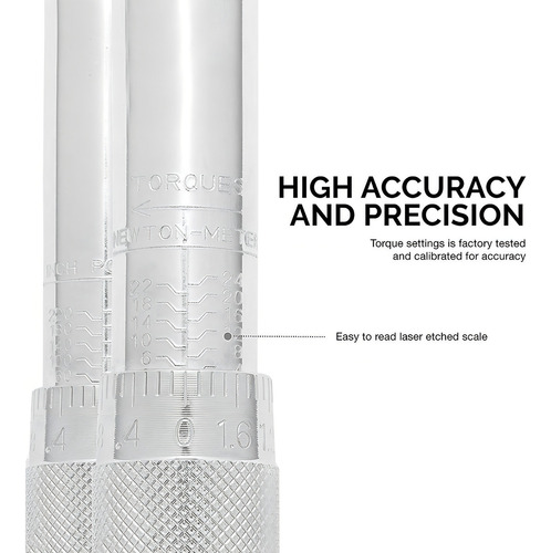 Torquímetro De Trueno Cuadro De 1/4'' Neiko® 20-200 In-lb