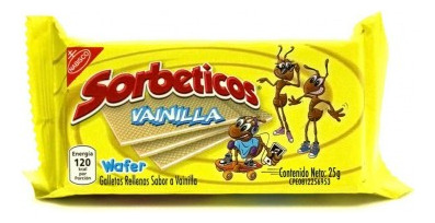 Galletas Sorbetico Vainilla Nabisco Unidad 25g