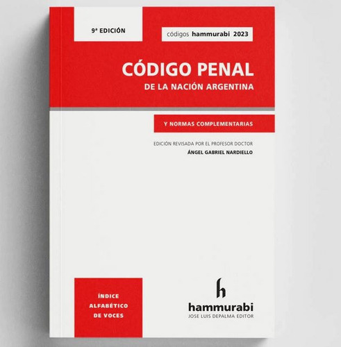 Código Penal De La Nación - Standard - Hammurabi. Ult Edic