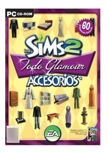 Los Sims 2 Todo Glamour Juego Pc Accesorios Original Fisico