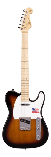 Guitarra eléctrica SX Alder Series STL Alder telecaster de aliso 3-tone sunburst brillante