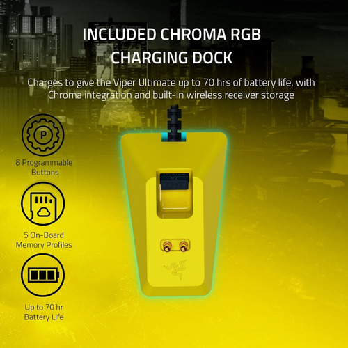 Imagen 6 de 6 de Razer Ratón Inalámbrico Para Juegos, 20000dpi, 8 Botones, Rg