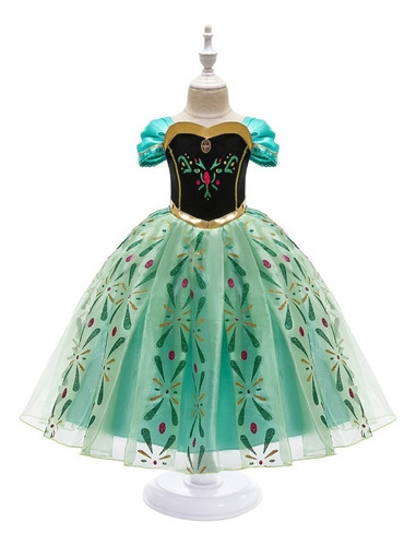 Frozen Elsa Vestidos De Fiesta Fancy Snowflake Anna Princ .