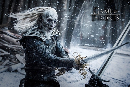 Poster Importado De La Serie Game Of Thrones - White Walker