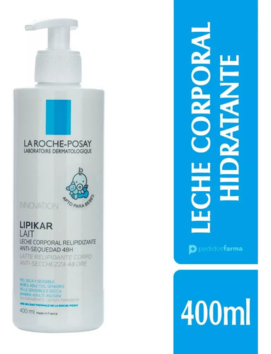 Lipikar Lotion La Roche Posay Leche Emoliente Corporal 400ml