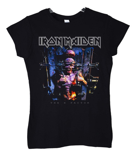 Polera Mujer Iron Maiden The X Factor Metal Abominatron