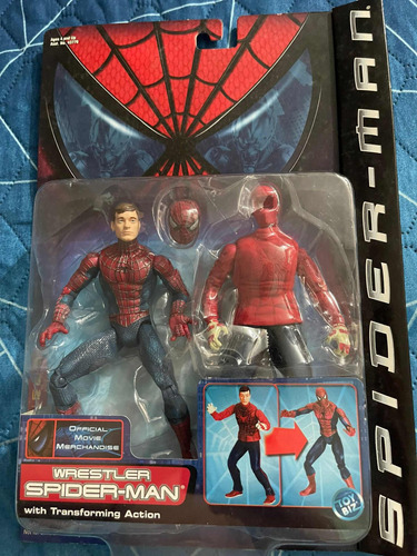 Spiderman Wrestler Marca Toybiz, Sellado Y Nuevo Excelente