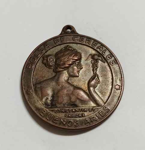 Medalla Bolsa Cereales Buenos Aires 1944 - Numismatica