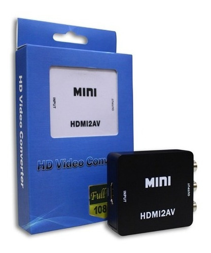 Imagem 6 de 10 de Conversor Hdmi Rca Av Video Composto Tv Tubo Monitor Xbox Pc