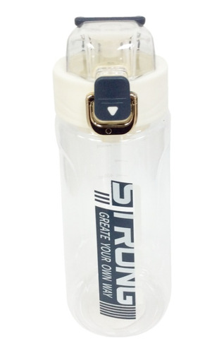 Botella De Agua 700ml Deportiva Motivadora Con Filtro