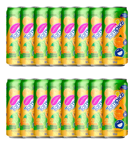 Suco De Frutas Cítricas Tampico - Refresco - 270ml - 24 Lata