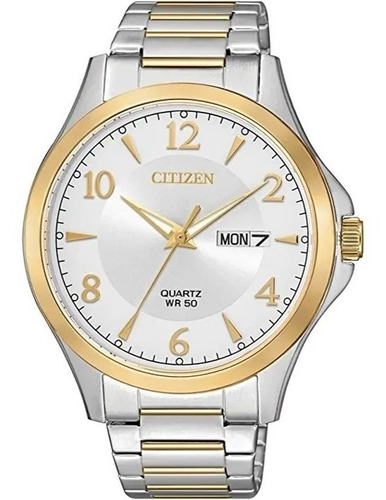 Reloj Citizen Fechador Hombre Acero Grabado Gratis  