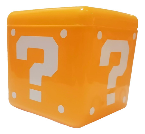 Cajita Cubo Mario Bros /dulcero, Fiestas,multiuso /10 Piezas