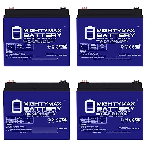 Mighty Max Batería De Gel De 12 V 35 Ah Que Reemplaza A La S