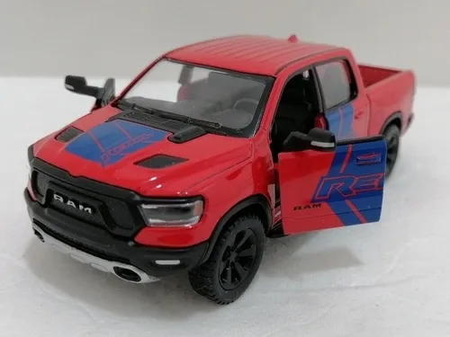 Dodge Ram 1500 Rojo/ Escala 1:46/kinsmart/ 13cms Largo/metal