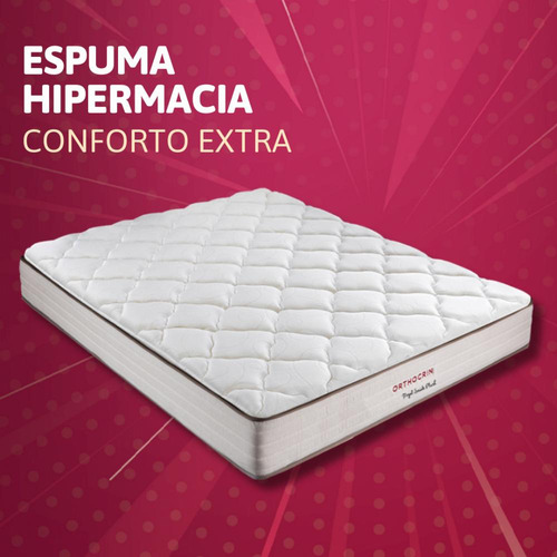 Colchão De Espuma Royal Saúde Plush D33 King 193x203x25