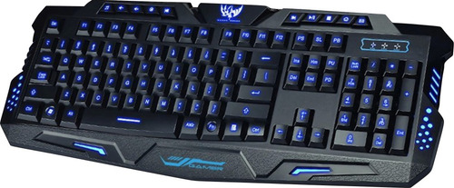 Teclado Usb Brobotix 420028 Ergonómico Iluminación Rgb /v