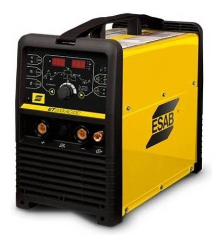 Máquina de solda inverter Esab ET 200i AC/DC amarela e preta 50Hz/60Hz 220V