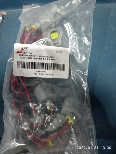 Conector Sensor Temperatura Ford Explorer,ranger 4.0. 2-pine
