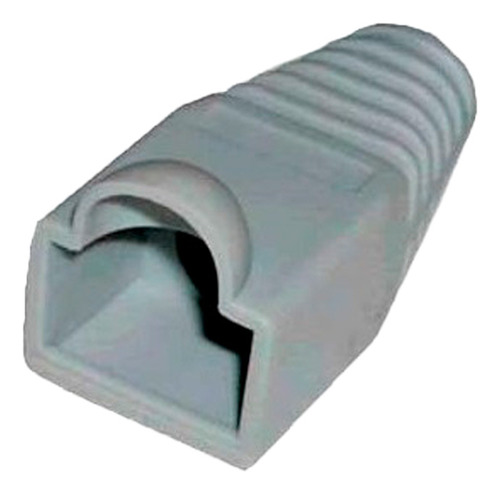 Funda 100 Capuchones Boots Plásticos Powest Gris Rj45