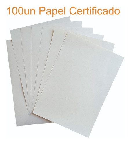 Imagem 1 de 6 de 100 Folhas Papel Moeda P/ Certificado Diplomas E Documentos