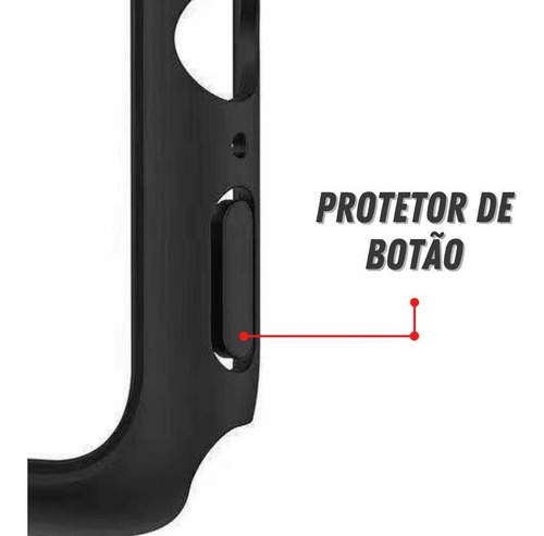 Imagem 3 de 3 de Case De Proteção Integrado Para Apple Watch Série 7 41/45mm