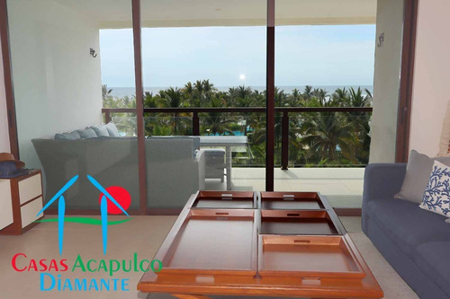 Imagen 8 de 30 de Cad La Isla Bali 401. Departamento De Playa. Terraza Con Vista Al Mar