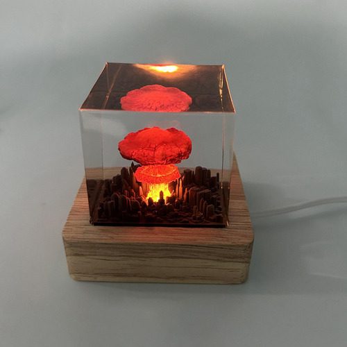 Luz Nocturna Led Con Forma De Seta, Luz Nocturna Usb Para