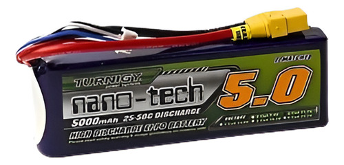 Nano-tecnología De Rc Turnigy 5000mah 3s 25 ~ 50c Lipo Pack 