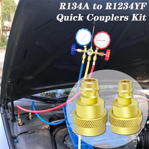 Kit De Conversión A/c R134a A R1234yf De 2 Piezas, Adaptador