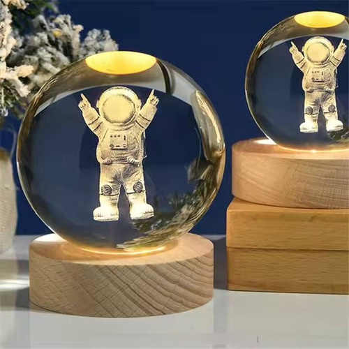 Lampara De Esfera De Cristal