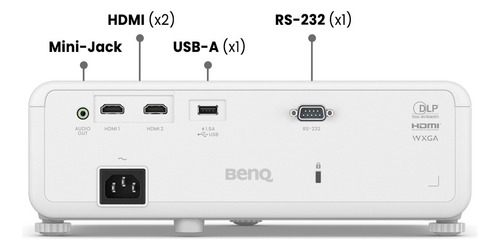 Proyector Led Benq Lw550 Wxga 95% Rec.709 Color Blanco