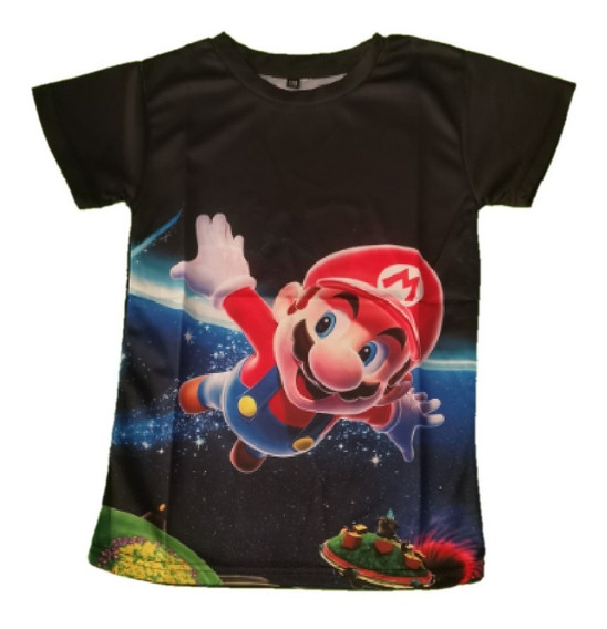 Camiseta Personalizada Super Mario Luigi Gamer video Cumpleaños Niños Adultos Top 