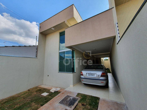 Imagem 2 de 16 de Casa À Venda, 90 M² Por R$ 210.000,00 - Residencial Dom Felipe - Anápolis/go - Ca0765