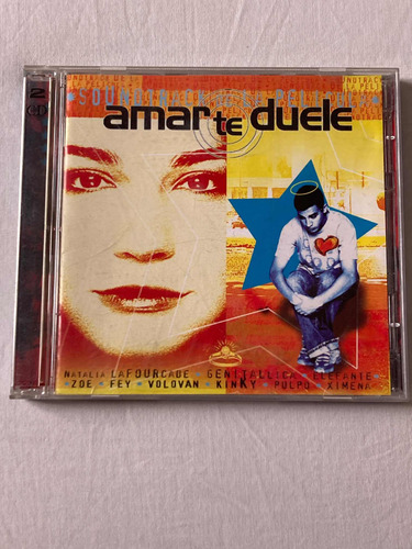 Amar Te Duele / Soundtrack Cd Doble 2002 Mx Impecable