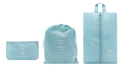 7 cubos de embalaje, bolsas de ropa de gran capacidad, A