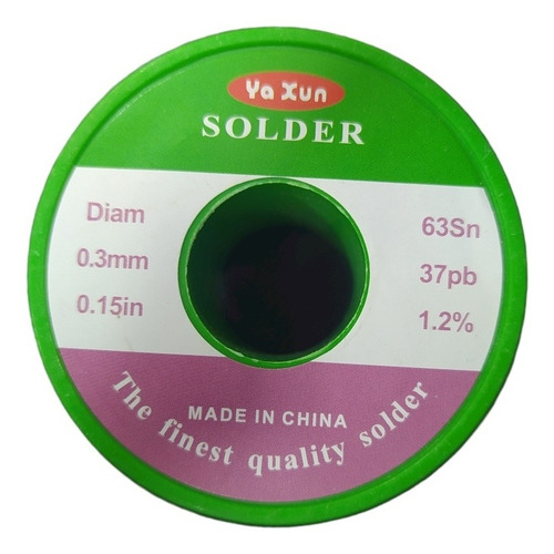Estaño Yaxun Soldadura Electronica 0.3mm
