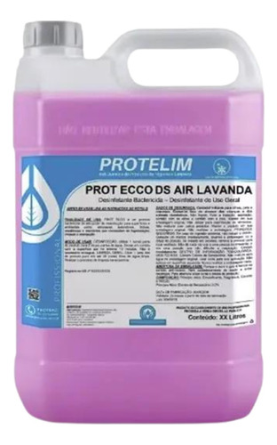 Higienizador Bactericida Ar Condicionado Prot Ecco Lavanda