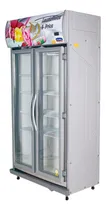 Comprar Vitrina Expositor Refrigerada Klima 2 Puertas Aire Forzado Color Gris