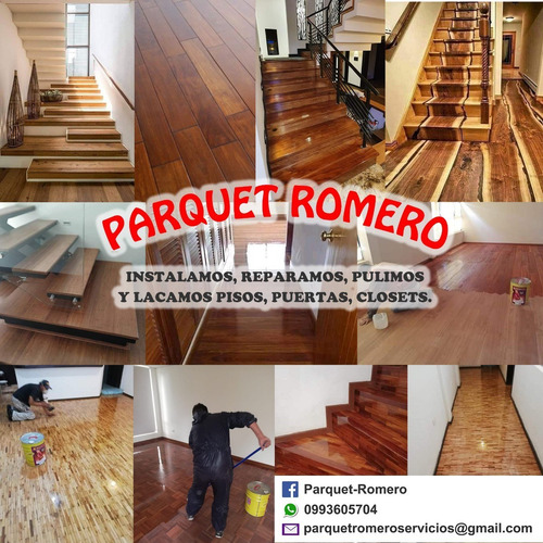Imagen 3 de 10 de Parquet Piso Flotante Instalación Reparación Pulido Lacado