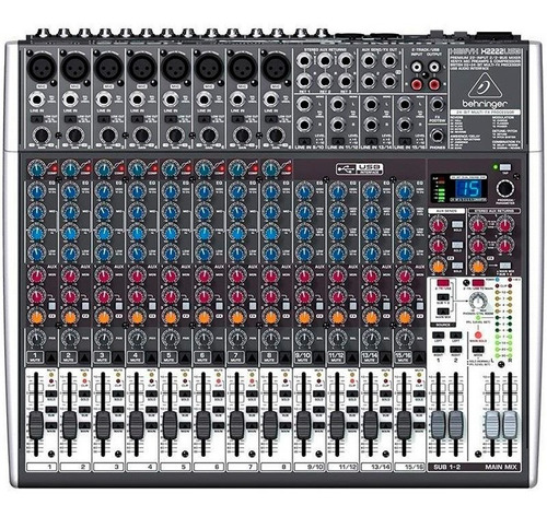 Mesa De Som Behringer Xenyx X2222 Usb Mixer C/ Efeitos