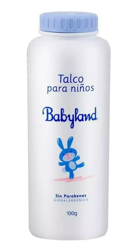 Talco Rectangular Babyland 100gr