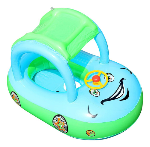 Flotador Para Bebés Con Cubierta, Modelo De Piscina De Playa