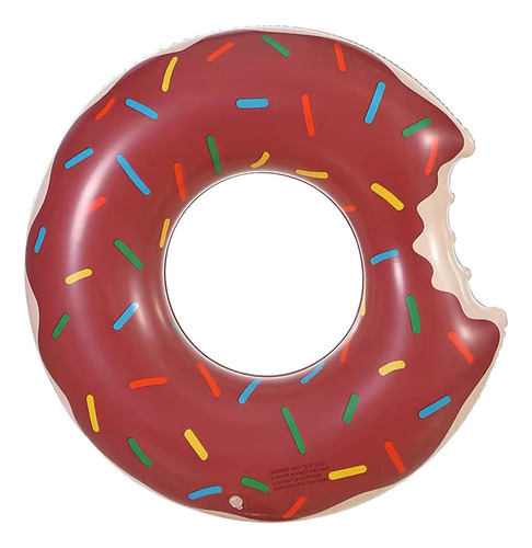 Anillo De Natación Grueso, Diámetro Exterior 75cm Café