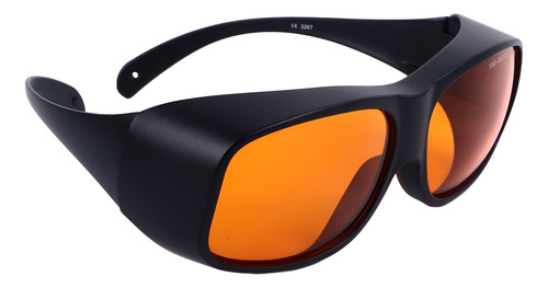 Gafas De Seguridad De 190 A 490 Nm Con Marco Negro Y Lente N