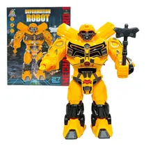 Comprar Juguete Robot A Pila Con Luz Sonido Y Movimiento 24cm